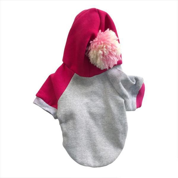 Pink Amigo Sweatshirt Kapşonlu Kedi Kıyafeti Kedi Sweatshirt - Image 1