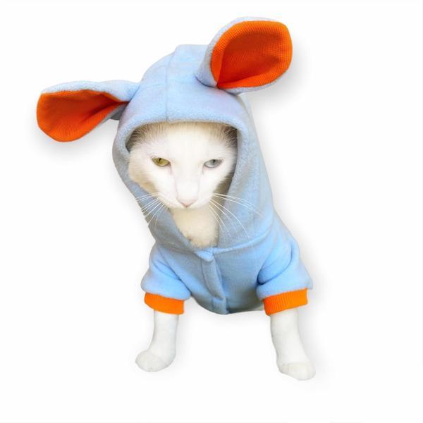 Bon Bunny Blue Kulaklı Kedi Tulumu,Kıyafeti - Image 1