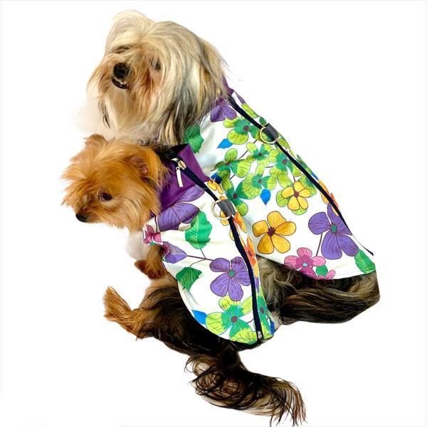 Flower Power Su itici Yağmurluk Köpek Yağmurluğu  - Image 1