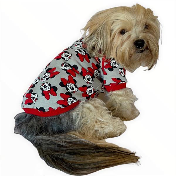 Red Mickey İnce Köpek Ceketi,Kıyafeti,Elbisesi  - Image 1