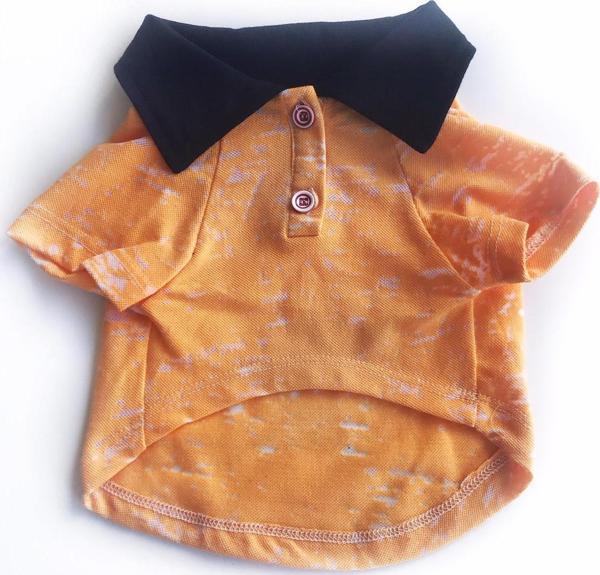 Orange Skies Polo Yaka Tişört Köpek Kıyafeti  Köpek Elbisesi - Image 1