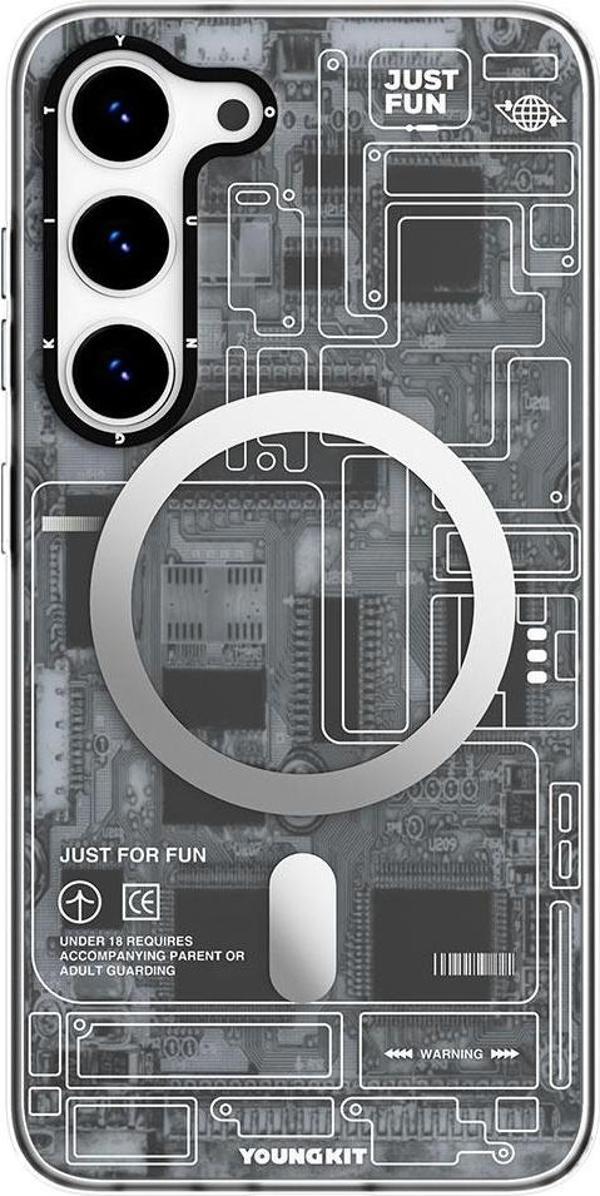 YoungKit Galaxy S23 Plus Kılıf Magsafe Şarj Özellikli Technology Serisi Kapak - Image 1