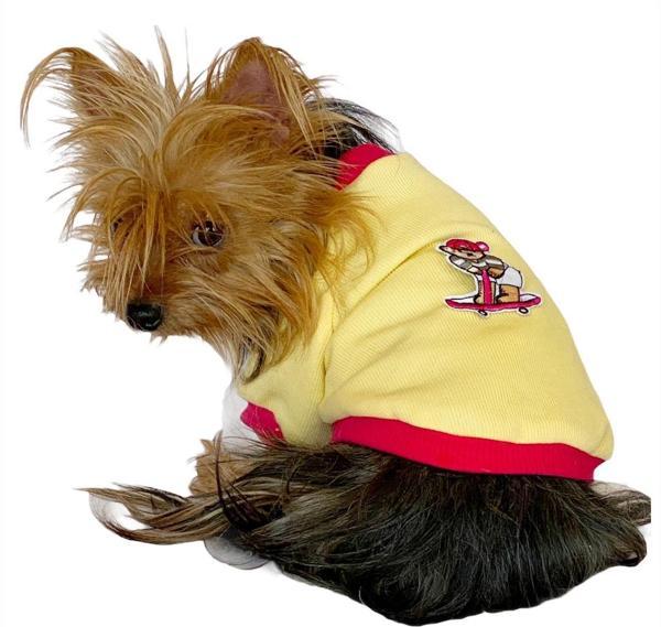 Kaykay Oval Yaka Tişört Köpek Kıyafeti Köpek Elbisesi - Image 1