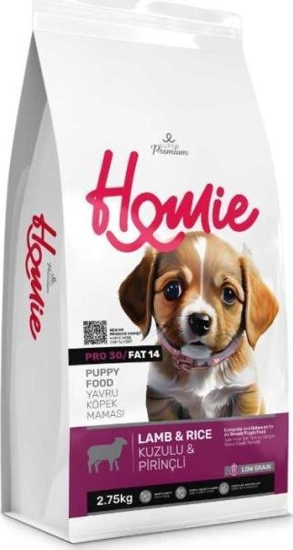 Homie Düşük Tahıllı Kuzulu ve Pirinçli Yavru Köpek Maması 2,75 Kg - Image 1