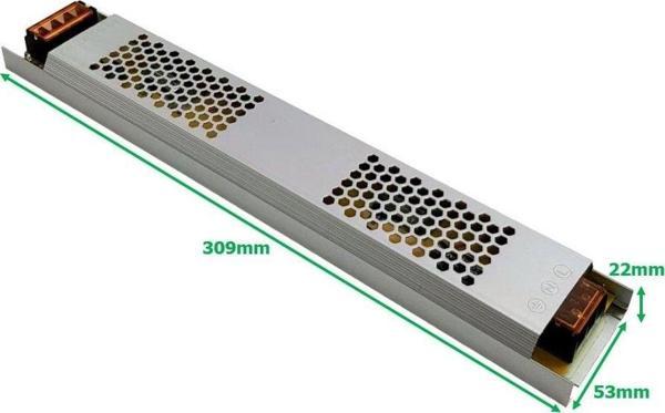 12Volt 25Amper Adaptör Ultra Slim Led Trafosu - Image 1