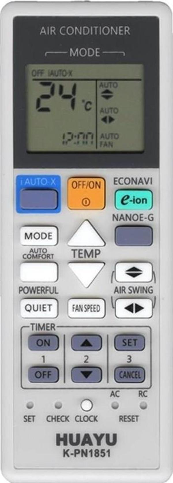 Panasonıc K-PN1851 Klima Kumandası - Image 1