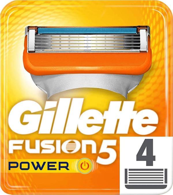 Gillette Fusion5 Power tıraş bıçağı, erkekler için, hassas düzeltici, 4'lü paket yedek bıçak - Image 1