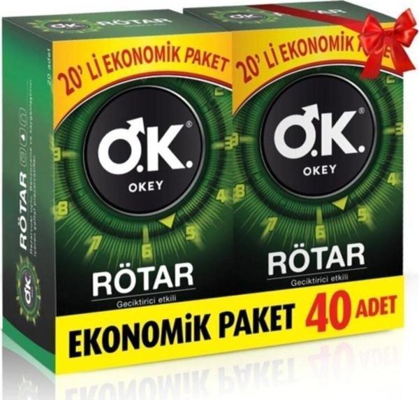 Okey Prezervatif Rötar 4X10 4 Paket - Image 1