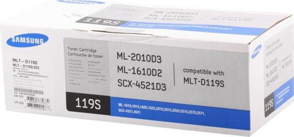 Samsung D119S Black Siyah 2.000 Sayfa Toner SU864A - Image 1
