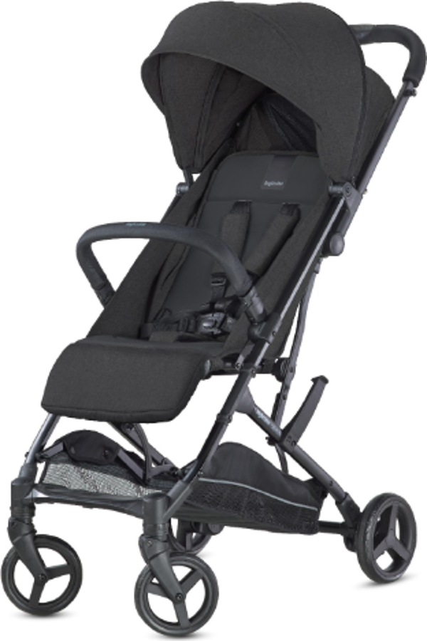 Inglesina Sketch Tek El Tek Hamle ile Katlanıp Açılan Bebek Arabası - Black - Image 1