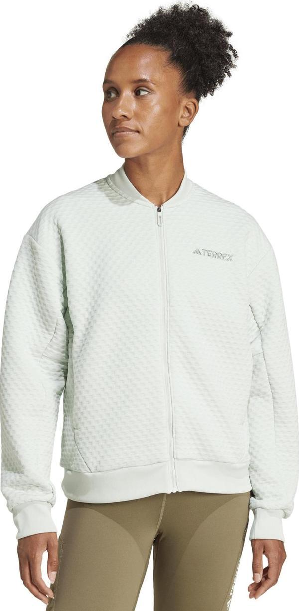 JF9064-K adidas Terrex Xploric Sweater Kadın Ceket Yeşil - Image 1
