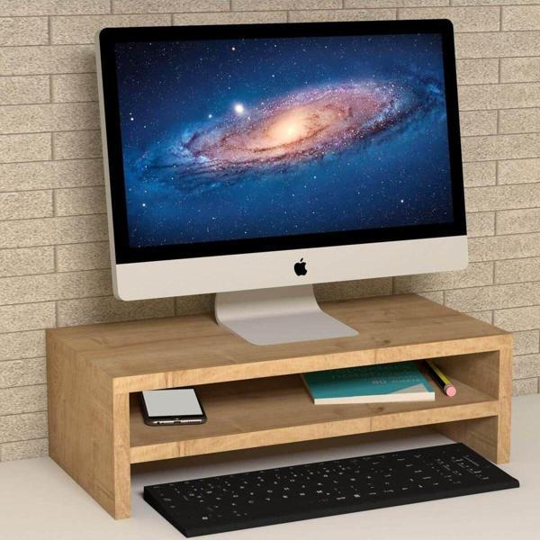 Emkawood Beliz Safir Monitör Yükseltlci Laptop Standı - Image 1