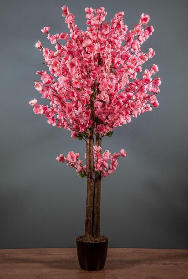 Yapay Çiçekçiniz 150 Cm Pembe Renk Yapay Bahardalı Ağacı - Image 1