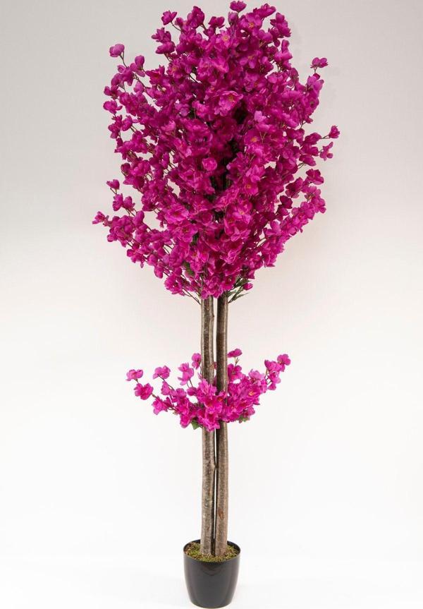 Yapay Çiçekçiniz 150 Cm Mor Renk Yapay Bahardalı Ağacı - Image 1