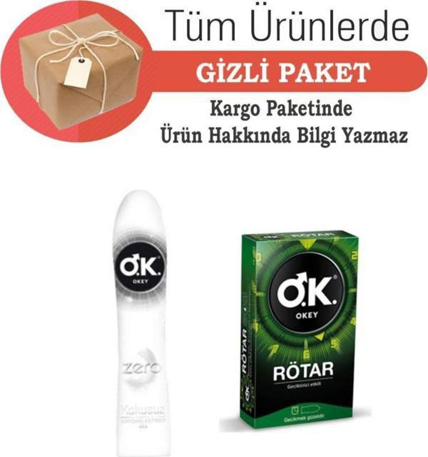 Okey Zero Kayganlaştırıcı Jel 100 Ml  Rötar 10 Lu Prezervatif - Image 1