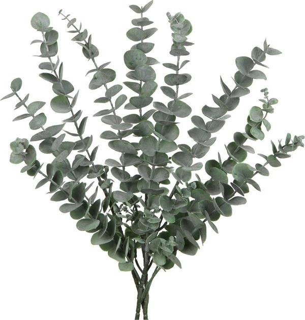 Yapay Çiçekçiniz 5 Dallı Gerçek Dokulu 45 Cm Yapay Okaliptus Demeti - Image 1