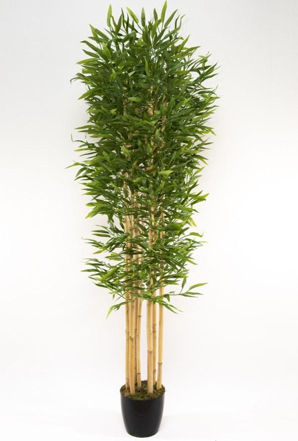 Yapay Çiçekçiniz 7 Gövdeli Yoğun Yapraklı 180 Cm Yapay Bambu Ağacı - Image 1