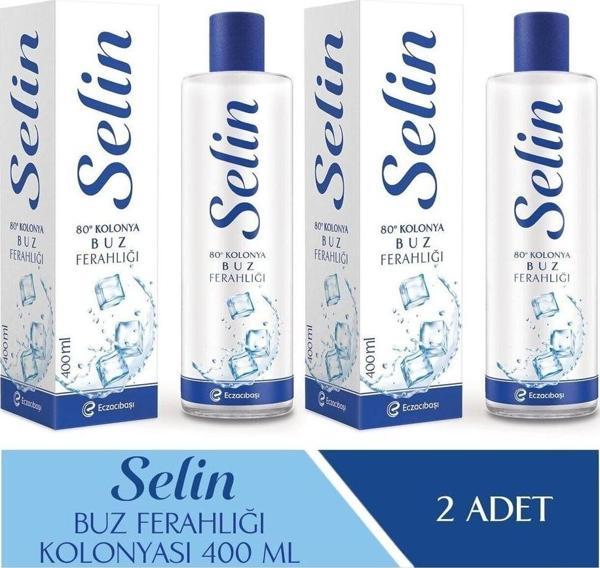Selin Parfümlü Kolonya Buz Ferahlığı 400 Ml 2'Li Set - Image 1