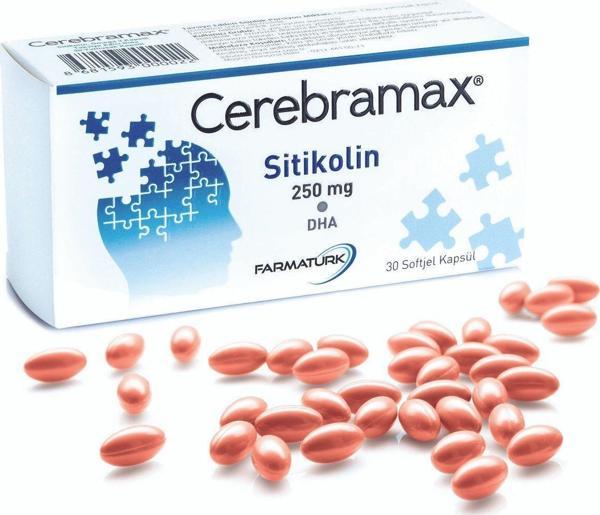 Farmaturk Cerebramax 30 Kapsül - Sitikolin Içerikli - Image 1