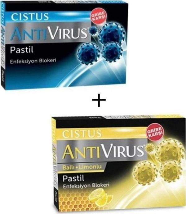 Cistus Antivirus Bal Limon Ve Mentollü Boğaz Pastili 10 Pastil Avantaj Paketi - Image 1