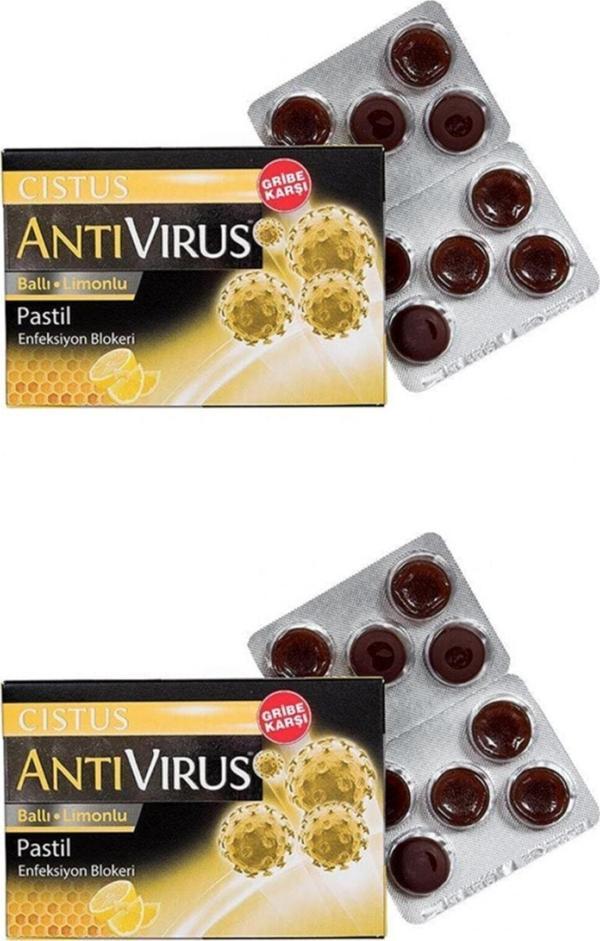 Cistus Antivirus Pastil Ballı Limonlu - Image 1