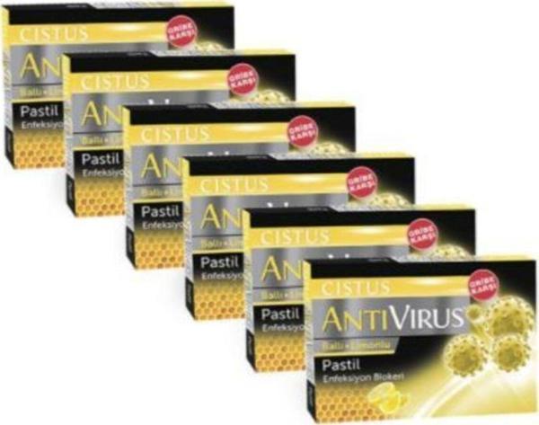 Cistus Generica Anti-Virüs Ballı Limonlu 10 Pastil | 6 Adet - Image 1