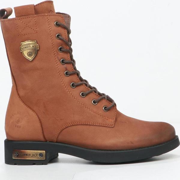 Hammer Jack Della Hakiki Deri Taba Kadın Bot - Image 1