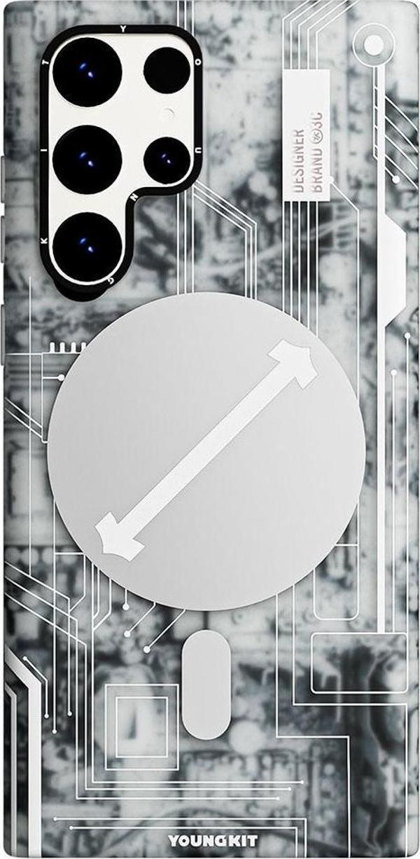 YoungKit Galaxy S23 Ultra Kılıf Magsafe Şarj Özellikli Technology Serisi Kapak - Image 1