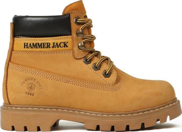 Hammer Jack Hakiki Deri Cat Sarı Nubuk Kadın Bot  - Image 1