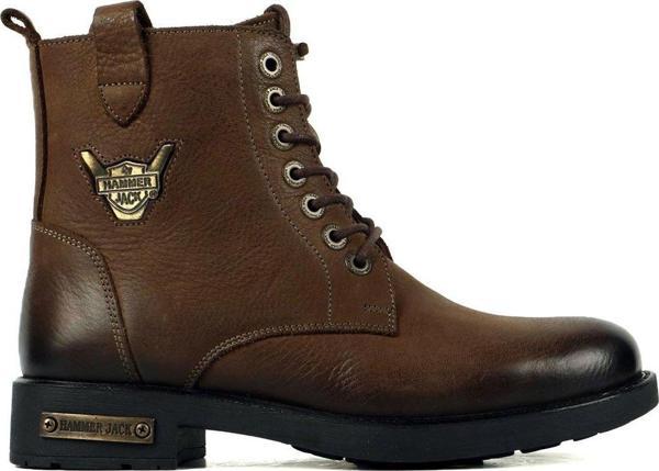 Hammer Jack Hakiki Deri Olive Nubuk Kadın Bot - Image 1