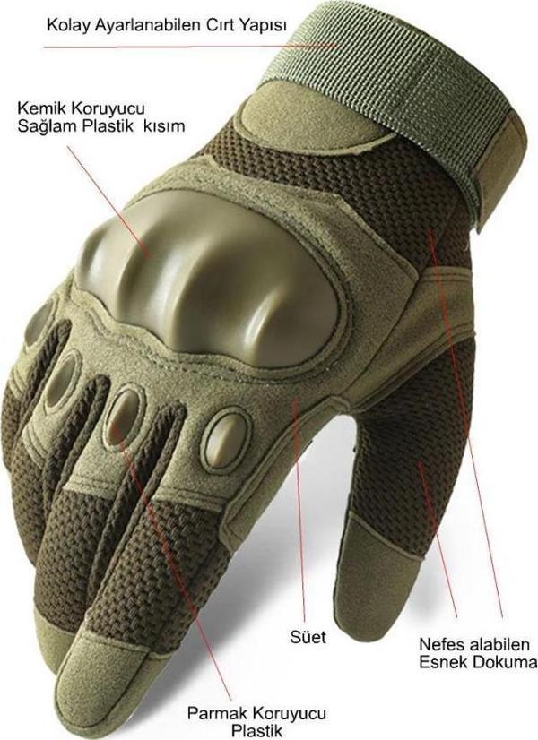 Single Sword Eklem Koruyucu Tam Parmak Motorcu Ve Bisiklet Eldiveni - Image 1