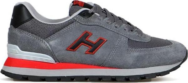 Hammer Jack Peru Hakiki Deri Mint Gri-Kırmızı Kadın Spor Ayakkabı  - Image 1