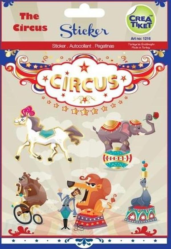 Crea Tiket Ceraworld Şeffaf - Efektli Çıkartma Sirk 1216 - Image 1