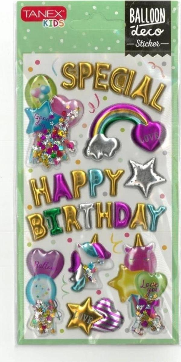 Tanex Balon-5 Serisi Etiketi Sticker Tnx-26005 - Image 1