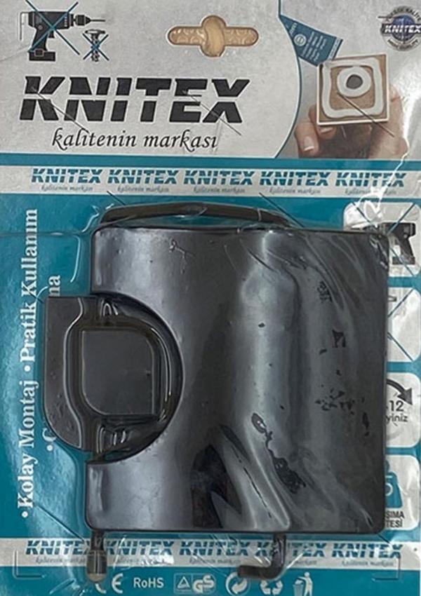 Knıtex Siyah Wc Kapaklı Kağıtlık 2936 - Image 1