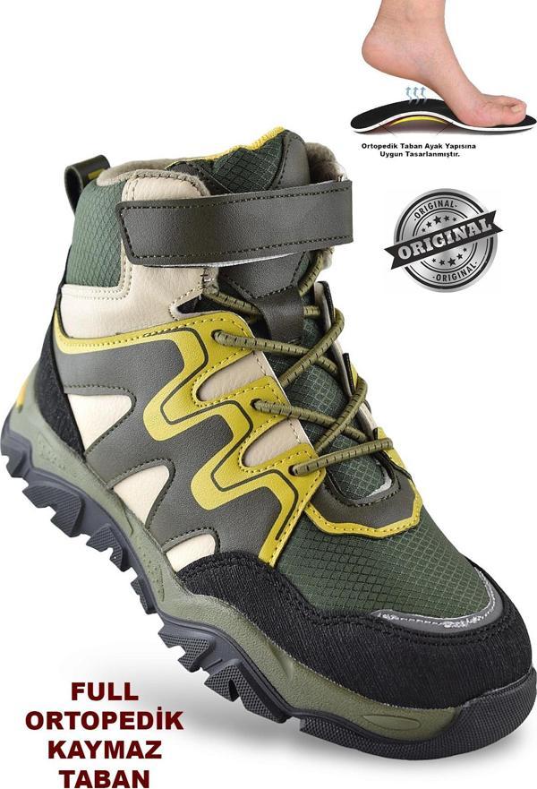 Everest Ortopedik Cırtlı Unisex Çocuk Bot Ayakkabı Çocuk Outdoor Bot - Image 1