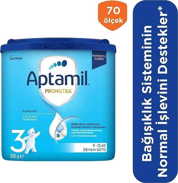   3 Devam Sütü 350 G  9-12 Ay Akıllı Kutu   - Image 1