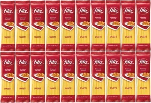 Filiz Spagetti / Çubuk Makarna 500 Gr X 20 Adet (1 Koli) - Image 1