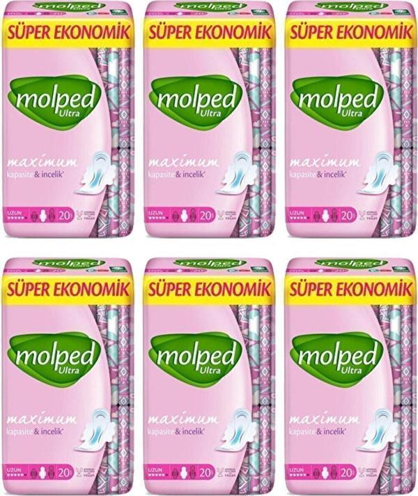 Molped Ultra Süper Ekonomik 20'li Uzun X 6 Paket - Image 1
