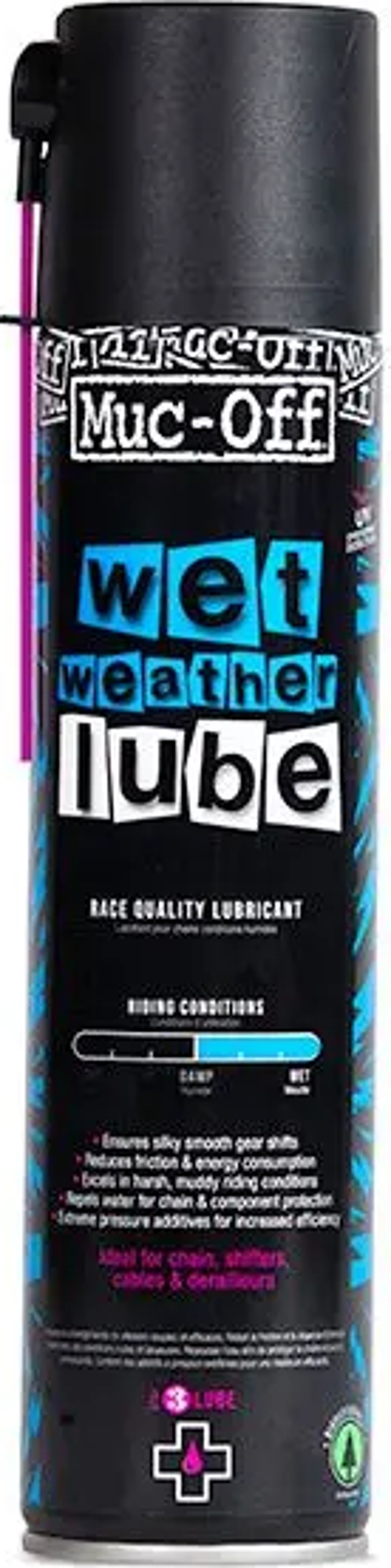 Muc-Off Wet Weather Spray Zincir Yağı 400ML - Image 1