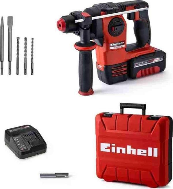 Einhell HEROCCO 1adx3.0Ah Akü 5Parça Uç Akülü Matkap ve Kırıcı Delici Seti - Image 1