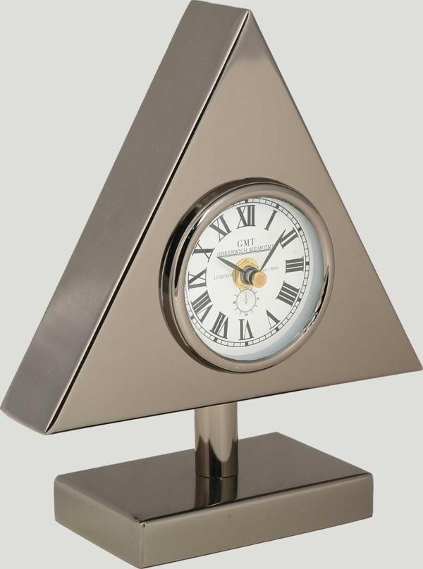 Evdema Vitale Black Nıkel Üçgen Saat 8*20*23 cm AK.IV0288 - Image 1