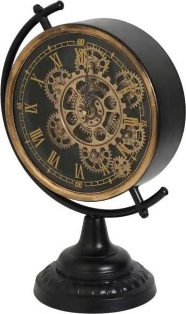 Evdema Vitale Metal Tren Duvar Saati 30.5*32*11 cm AK.JI0042 - Image 1