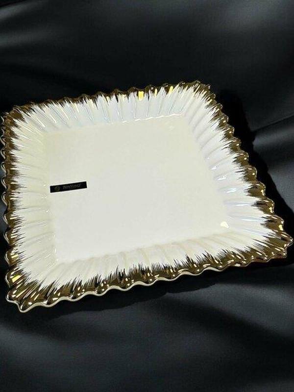 Roy King Line Gold Kare Sunum Tabak 27Cm GBS 004 - Image 1