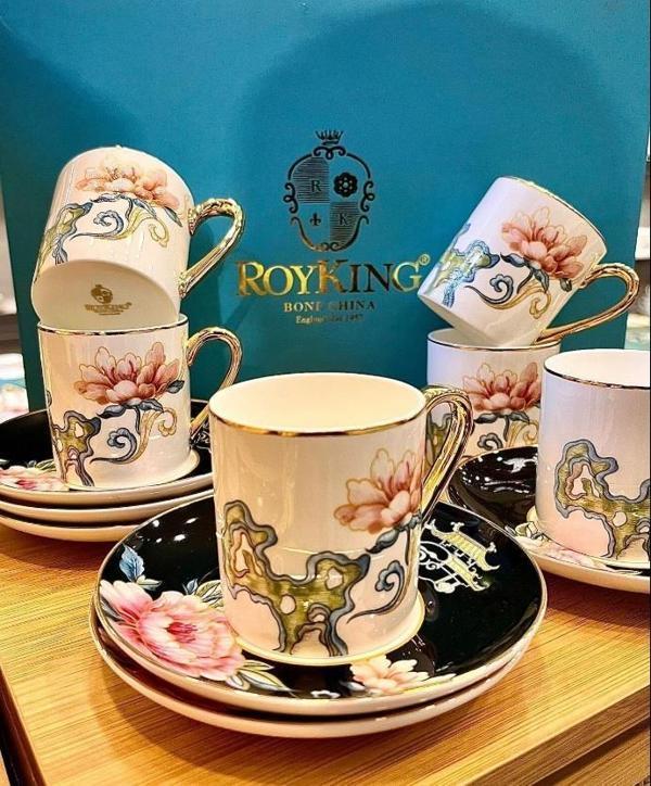 Royking Luciana 6 lı Kahve Fincan Takımı YNS 008 - Image 1