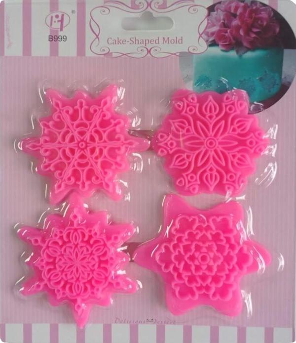 Plastik Motif Şeker Hamuru Kalıbı - Image 1