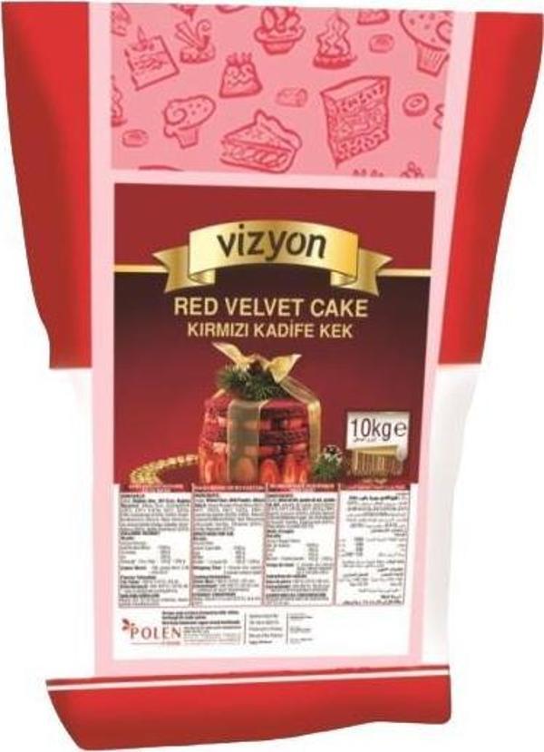 VİZYON KEK MİKSİ RED (kırmızı) VELVET (10 KG.) - Image 1
