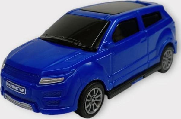 Çek Bırak Arabalar 10 Cm - Mavi Hatchback - Image 1