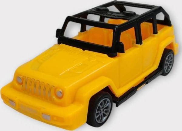 Çek Bırak Arabalar 10 Cm - Sarı Jeep - Image 1