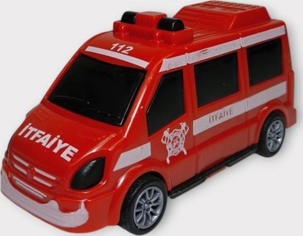 Çek Bırak Arabalar İş Araçları 10 Cm - İtfaiye - Image 1